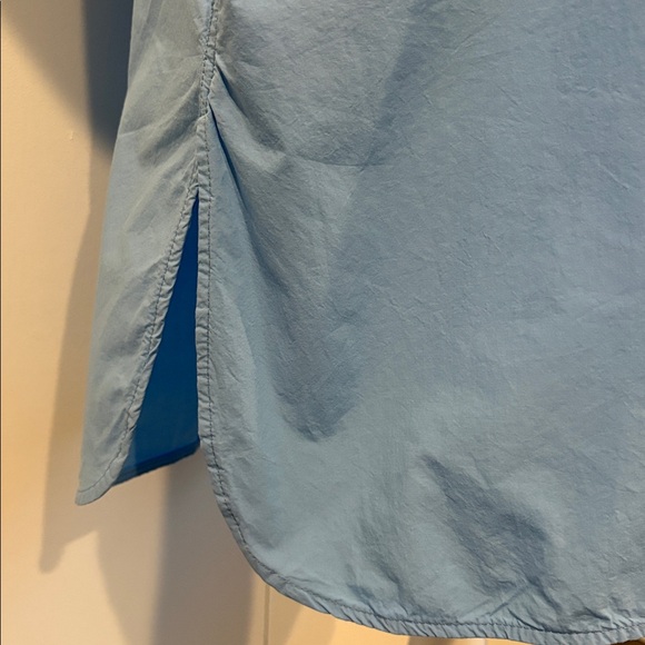 COS Light Blue Casual Button Down Shirt Dress Size XXS Oversized Lagenlook - Picture 6 of 13